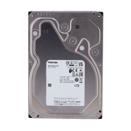 HD10TB-T-AI - Hard disk Toshiba S300 AI MG10ADA10TE - Capacità 10 TB - Interfaccia SATA 6 GB/s - Progettato per sistemi NVR con 