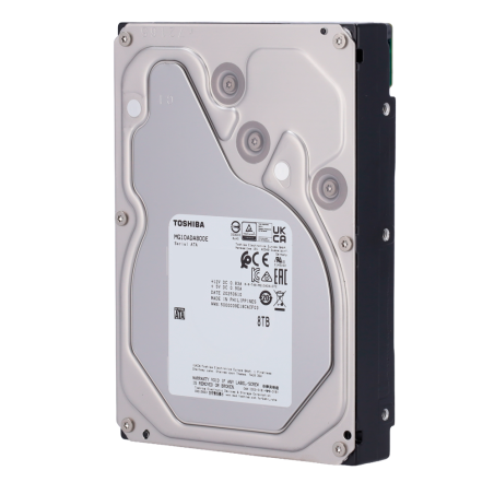 HD8TB-T-AI - Hard disk Toshiba S300 AI MG10ADA800E-V - Capacità 8 TB - Interfaccia SATA 6 GB/s - Progettato per sistemi NVR con 