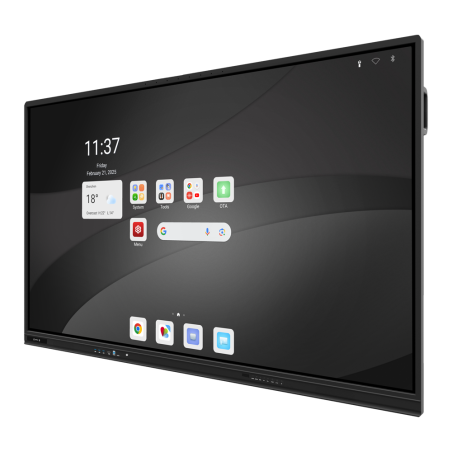 IB-TE-MP-75E1-V4 - Monitor interattivo 75" - Risoluzione 4K - Android 14 - Processore quad-core - 8 GB RAM e 128 GB ROM - Array 