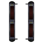 IBS-SH-100-4 - Rivelatore a raggi infrarossi - Completamente wireless | 4 raggi - Portata del segnale fino a 1000m - Distanza ma IBS-SH-100-4 - Rivelatore a raggi infrarossi - Completamente wireless | 4 raggi - Portata del segnale fino a 1000m - Distanza ma
