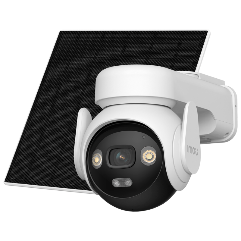IPC-B7ED-5M0TEAEU/FSP14-IMOU - Kit Telecamera AOV PT 5 MP - 4G / WiFi / 10000 mAh / Pannello 5W - 3.6 mm / Autotracking / IR + F