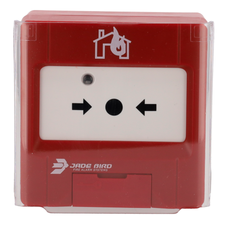 JBE-2100C - Pulsante analogico Jade Bird - Ripristinabile, coperchio di protezione incluso - Indicatore luminoso e visivo di att