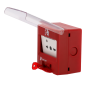 JBE-2100C - Pulsante analogico Jade Bird - Ripristinabile, coperchio di protezione incluso - Indicatore luminoso e visivo di att