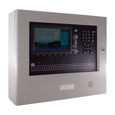 JBE-P2L1.2L - Centrale analogica Jade Bird da 2 loop - Fino a 200 dispositivi per loop - USB per la programmazione e l'aggiornam
