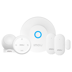 KIT-IOT-HOMEALARM-EU-5-IMOU - Imou kit di allarme domotico Wireless - Controller di Allarme domotico - Zigbee 3.0 / WiFi 2.4 GHz