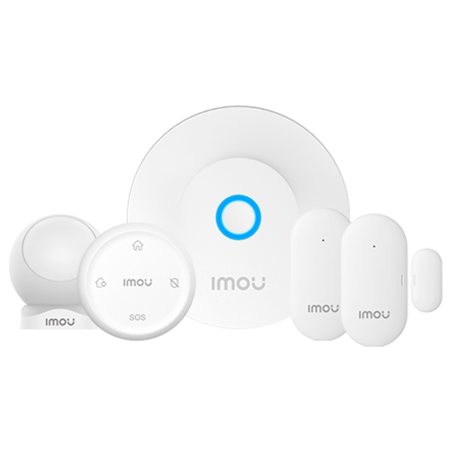 KIT-IOT-HOMEALARM-EU-5-IMOU - Imou kit di allarme domotico Wireless - Controller di Allarme domotico - Zigbee 3.0 / WiFi 2.4 GHz