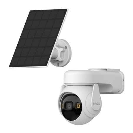 KIT/IPC-K9EP-3T0WE/FSP12-TYPEC-IMOU - Kit telecamera a batteria Cell PT 3MP - WiFi 2.4 GHz / 15000mAh / Pannello Solare 3W - 3.6