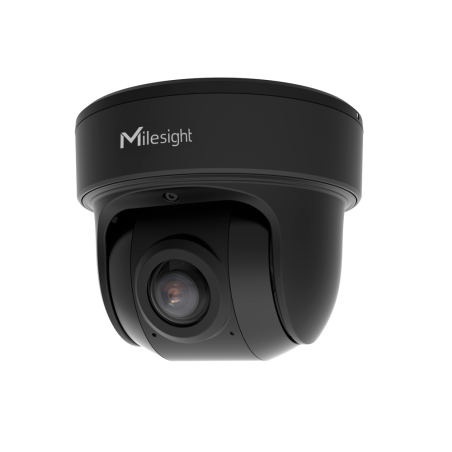 MS-C8176-PE-BLACK - Telecamera IP AI 180º Mini Dome - Risoluzione 4K - 1/2.8" CMOS ottica 1.68mm - Illuminazione IR fino a 15m -