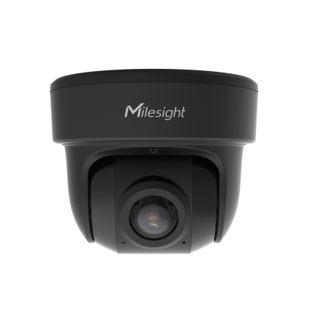 MS-C8176-PE-BLACK - Telecamera IP AI 180º Mini Dome - Risoluzione 4K - 1/2.8" CMOS ottica 1.68mm - Illuminazione IR fino a 15m -