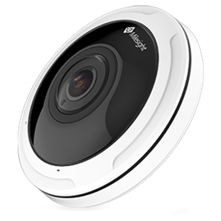 MS-C8274-PA/M - Telecamera IP 8Mpx Panoramica 360º - 1/1.8" Progressive Scan CMOS - Obiettivo di 1.5mm@ F1.8 - Illuminazione IR 