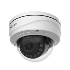 MS-CQ8272-HPG1 - Telecamera IP 8Mpx AI TrueColor Dome - 1/1.8" Progressive Scan CMOS | Ottica 2.8 mm - Luce rossa e blu | 6 x Lu