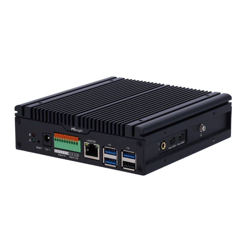 MS-SE0208-K-NX - Milesight OpenVision mini server - Network Optix VMS preinstallato - Risoluzione max. 4K | 8 canali - Larghezza MS-SE0208-K-NX - Milesight OpenVision mini server - Network Optix VMS preinstallato - Risoluzione max. 4K | 8 canali - Larghezza