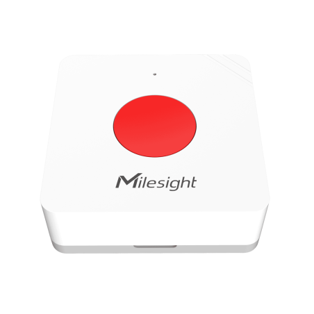 MS-WS101-868M-SOS - Pulsante intelligente LoRaWAN - Portata fino a 15Km con visualizzazione diretta - Modalità di impulso multip
