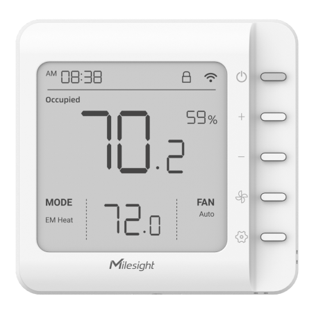 MS-WT201 - Monitoraggio e avviso della temperatura - Compatibilità con il sistema alberghiero - Protezione antigelo - Implementa