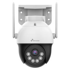NV-MOTOCAM30-W6 - Telecamera PT Motorizzata 3MP 2K - Compatibile con i kit TVCC WIFI NIVIAN - Risoluzione 3 Mpx / H.265+ - Ottic