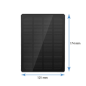NV-SOLAR5V-3WO1 - Nivian pannello solare da 3W - Per telecamere IP a batteria - Monocristallino ad alta efficienza - Uscita Micr NV-SOLAR5V-3WO1 - Nivian pannello solare da 3W - Per telecamere IP a batteria - Monocristallino ad alta efficienza - Uscita Micr