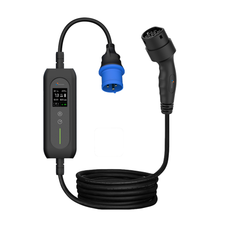 NVS-EVCHARGER-7KW-PORTABLE-7500 - Colonnina di ricarica portatile per veicoli elettrici - Potenza 7,4kW / 32A / Monofase - Conne