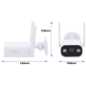 NVS-IPC-02-LO1 - Nivian Smart Cámara 2K (2304x1296) - Lente 4 mm | Wifi 2.4 GHz - Apta para exterior | IR hasta 10 m - Luz blanc NVS-IPC-02-LO1 - Nivian Smart Cámara 2K (2304x1296) - Lente 4 mm | Wifi 2.4 GHz - Apta para exterior | IR hasta 10 m - Luz blanc