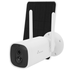 NVS-IPC-06-BAT-SOLAR5V-6W - Nivian Smart Telecamera 1080p + Pannello Solare 6W - Wifi 2.4 GHz - Adatta per esterni | IR fino a 8