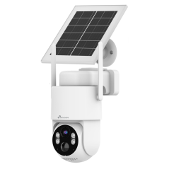 NVS-IPC-09S-4G3Y-BATSOLAR - Nivian Telecamera Smart PT motorizzata 3MP 2K - Connessione 4G inclusa per 3 anni - Adatta per ester
