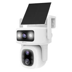 NVS-IPC-10SD-4G1Y-BATSOLAR - Nivian Telecamera Smart PT motorizzata 3MP 2K - 4G - Adatta per esterni | IR fino a 15 m - Batteria