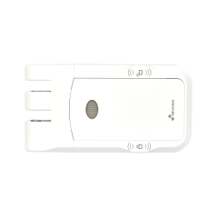 NVS-SMARTBOLT-WHITE - Chiavistello invisibile WiFi - Apertura tramite telecomando e APP - Installazione su qualsiasi porta - Dop