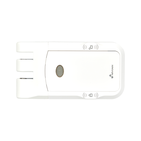 NVS-SMARTBOLT-WHITE - Chiavistello invisibile WiFi - Apertura tramite telecomando e APP - Installazione su qualsiasi porta - Dop