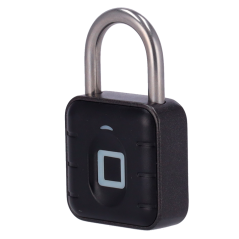 PADLOCK-FBT-APP - Lucchetto intelligente Bluetooth - Apertura tramite impronte digitali e APP - Capacità 10 impronte digitali - 