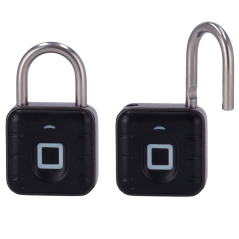 PADLOCK-FBT-APP - Lucchetto intelligente Bluetooth - Apertura tramite impronte digitali e APP - Capacità 10 impronte digitali - 