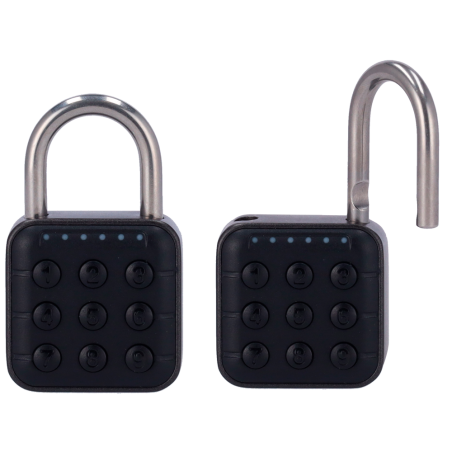 PADLOCK-KBT-APP - Lucchetto intelligente Bluetooth - Apertura tramite PIN e APP - Capacità 200 password - Diametro del raggio di