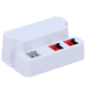 PD-24-12 - Alimentatore a commutazione - Ingresso AC 100V ~ 240V - Uscita 2 canali - Uscita DC 12 V / 2 A (24W) - Colore bianco