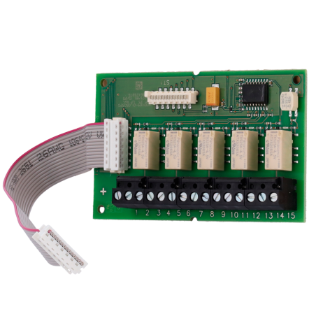 RIM35 - Modulo di interfaccia relè per ASD 535 - Cinque relè configurabili - Montaggio modulare in slot ASD 535 - Conforme alla 