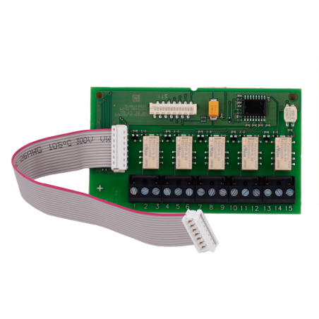 RIM35 - Modulo di interfaccia relè per ASD 535 - Cinque relè configurabili - Montaggio modulare in slot ASD 535 - Conforme alla 