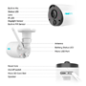 RL-ARGUS-B320-B - Telecamera WiFi a batteria Reolink - 3MP (2304 x 1296) / Sirena - Rilevamento PIR di Persone / Veicoli - WiFi RL-ARGUS-B320-B - Telecamera WiFi a batteria Reolink - 3MP (2304 x 1296) / Sirena - Rilevamento PIR di Persone / Veicoli - WiFi