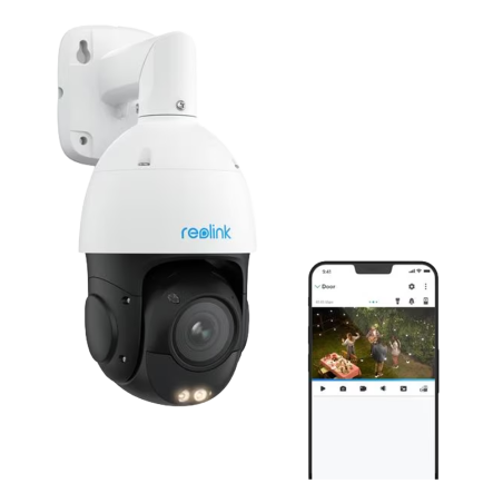 RL-P850-IPCAM-POE-W - Reolink Telecamera PTZ IP 8MP P850 PoE - 8MP (3840 x 2160) | 4K Ultra HD @ 25FPS - PoE / Luce a LED - Zoom
