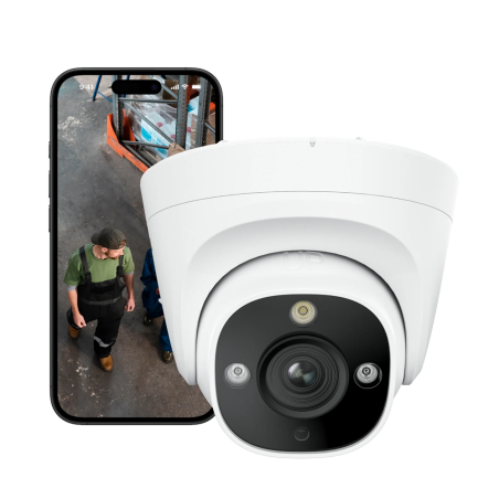 RL-RP-PCT12-POE-W - Reolink Telecamera Turret IP 12MP PoE - 12MP (4512x2512) @ 25fps - PoE / Luce a LED - Zoom digitale 5X - Aud