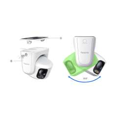 RL-RP-PCT16MD-POE-W - Reolink Telecamera IP a doppia ottica 16M PoE - 16MP (7680x2160) @ 25fps - PoE / Luce a LED - Rilevamento 