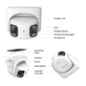RL-RP-PCT8MD-POE-W - Reolink Telecamera IP a doppia ottica 8M PoE - 8MP (5120x1552) @ 30FPS | 4K Ultra HD - PoE / Luce a LED - R