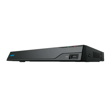 RL-RP-PN16-POE - Reolink NVR 24 canali PoE - Supporta telecamere fino a 16MP - Fino a 24 telecamere IP (16 cablate) - Rilevament