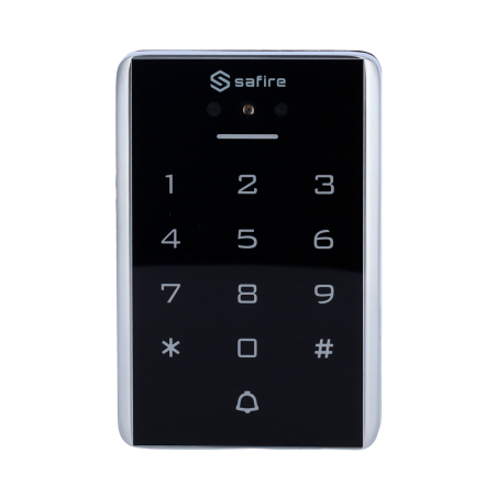 SF-AC124-FR-WIFI - Controllo accessi autonomo - Accesso tramite riconoscimento facciale, scheda EM, PIN e APP - Uscita relè, pul
