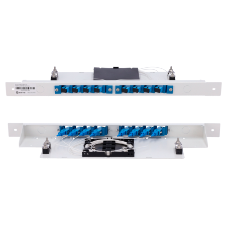 SF-BOX-FIBER-8SC - Patch panel per Smartbox Safire - 8 porte SC - Facile da installare
