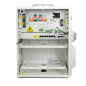 SF-BOX5038DUAL8POE-UPS - Smartbox in metallo IP66 a doppia alimentazione Solare e 220V AC - Serratura elettronica con Bluetooth 