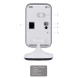 SF-IPCU014A-4B1W-PIR - Safire Smart_x000D_ - Telecamera Cube IP gamma B1 WiFi - Risoluzione 4 Megapixel (2560x1440) - Ottica 2.1