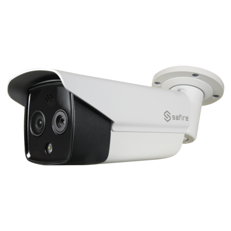 SF-IPTB012DA-10D4-256 - Telecamera termica Dual IP Safire - 256x192 VOx | Lente 9.7mm - Sensore ottico 1/2.7” 4 Mpx | Lente 8mm 
