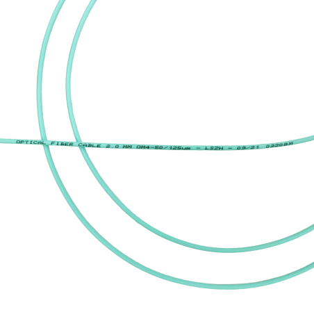 SF-LC-APC-OM4-0015M-D20-A - Pigtail in fibra ottica - Fibra multimodale OM4 - Connettore LC APC simplex - Lunghezza 1.5m - Coper