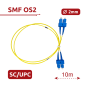 SF-SC-UPC-SC-UPC-OS2-DX-10M-Y - Cavo di collegamento in fibra ottica - Fibra monomodale OS2 - Connettore SC UPC duplex - Lunghez SF-SC-UPC-SC-UPC-OS2-DX-10M-Y - Cavo di collegamento in fibra ottica - Fibra monomodale OS2 - Connettore SC UPC duplex - Lunghez