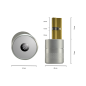 SF-SMARTLOCK-BT - Serratura intelligente Bluetooth Safire - Cilindro europeo motorizzato 35x35 mm - Aggiunta utenti ospiti da re SF-SMARTLOCK-BT - Serratura intelligente Bluetooth Safire - Cilindro europeo motorizzato 35x35 mm - Aggiunta utenti ospiti da re