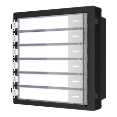 SF-VIMOD-KEY6 - Modulo estensione - Chiamata di diversi monitor - 6 pulsanti - 6 etichette LED personalizzate - Adatto per ester