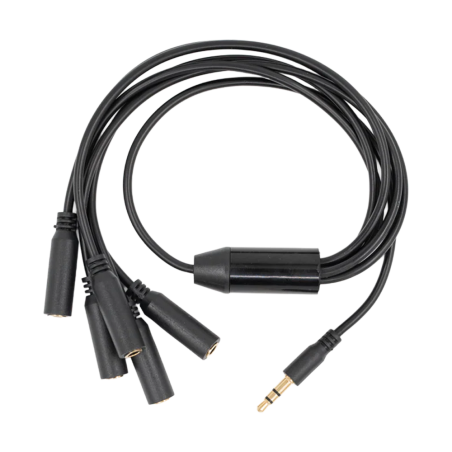SH-PILL-SPLITTER-1TO5-JACK - Shelly Splitter da 1 a 5 - 3.5mm jack - Moltiplica una presa jack in cinque uscite - Connessione Pl