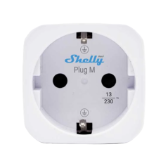 SH-PLUG-M-GEN3-W-X2 - Shelly Plug PM Gen3 (Blanco) 2 Pcs - Monitoreo preciso del consumo eléctrico - Protección contra sobretens